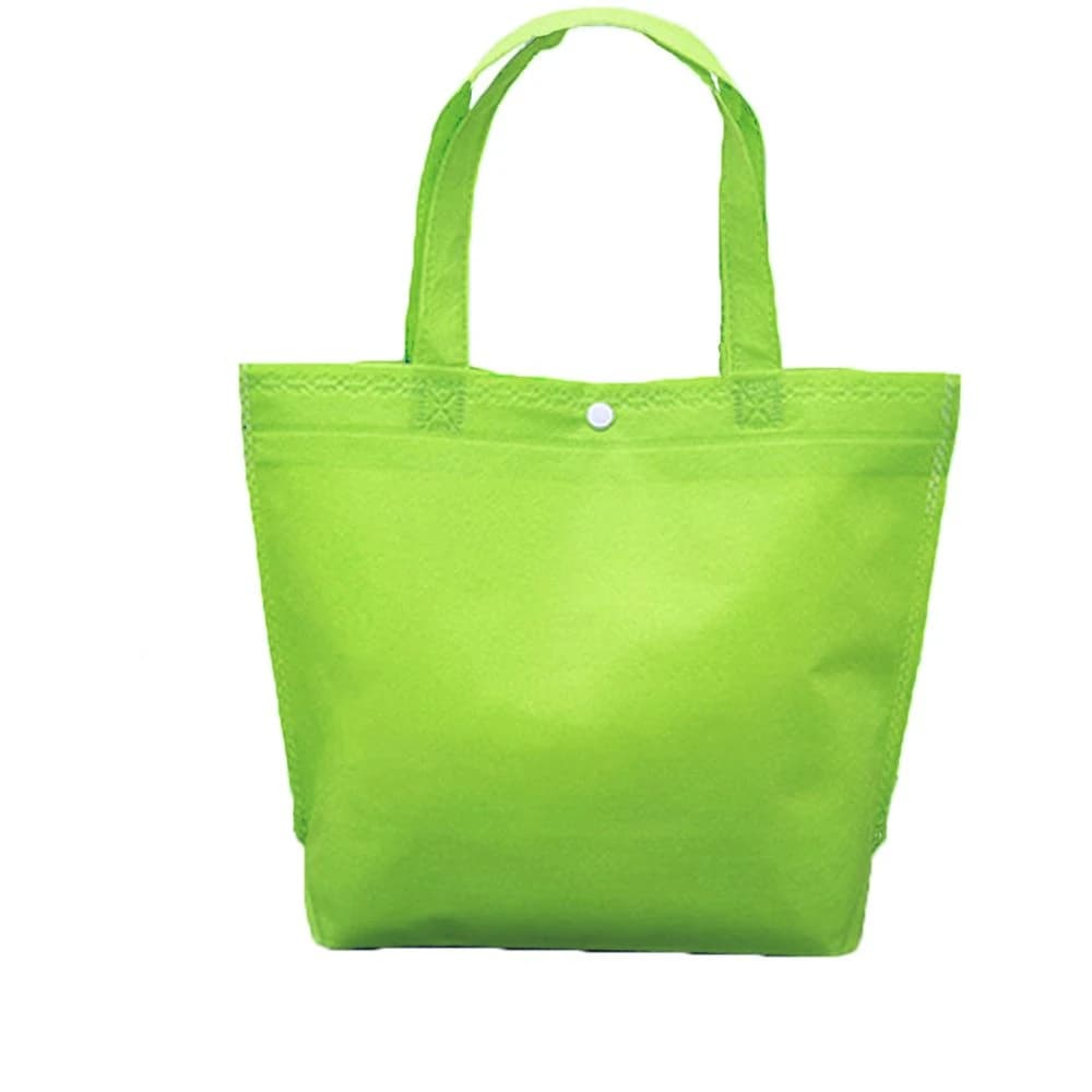 protection Women Non-Woven Gift Organizer Foldable Reusable Canvas Handbag Grocery Storage Shopping Bag Tote Pouch