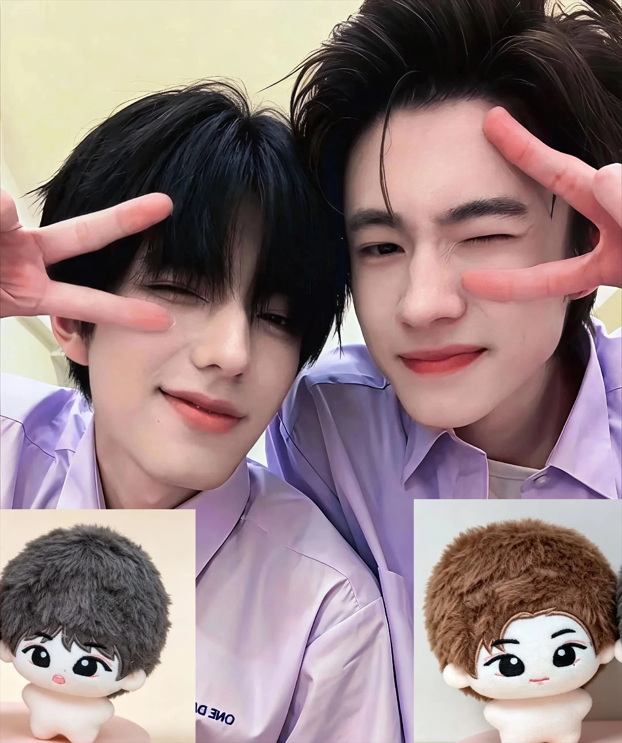 Newly launched Tian Ding Liang Yuan 'Ollie Li Shuyuan' attribute 10cm cotton doll, doujin peripheral plush pendant