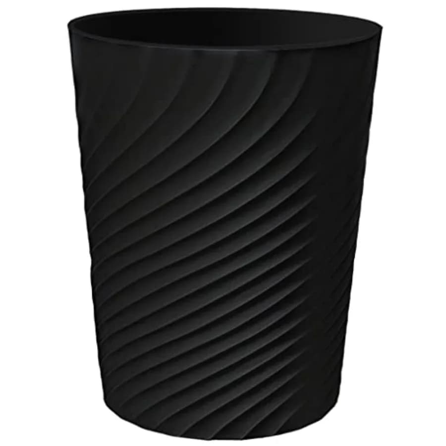 1.8 Gallon Small Trash Can Wastebasket Recycling Bin Slim Profile for Compact Spaces Bathroom, Office, Bedroom, Kitchen 1.8 Gal