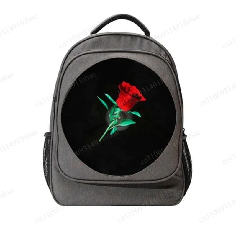 Display Screen Shoulder Bag, Holographic Light Player, Outdoor Activities, 3D Holographic Projector Backpack