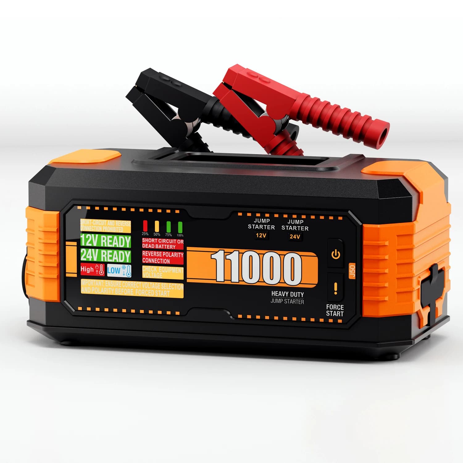 Avviatore di Emergenza per Auto 10080A Peak 84000mAh 12V/24V per Moto e Motori di Grandi Dimensioni, Camion da Miniera 45L