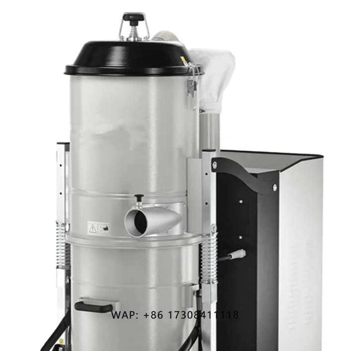 Aspirapolvere Industriale Centralizzato a Batteria CE, Aspiratore Solidi/Liquidi per Auto, Aspirapolvere Commerciale Senza Fili 20L 3000W
