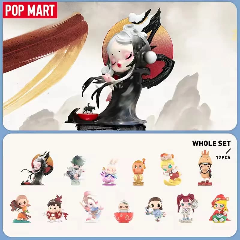 POP MART Serie Il Galoppo Dorato, Giocattoli Trendy in Scatola Misteriosa, Action Figure a Sorpresa, Modellini Carini