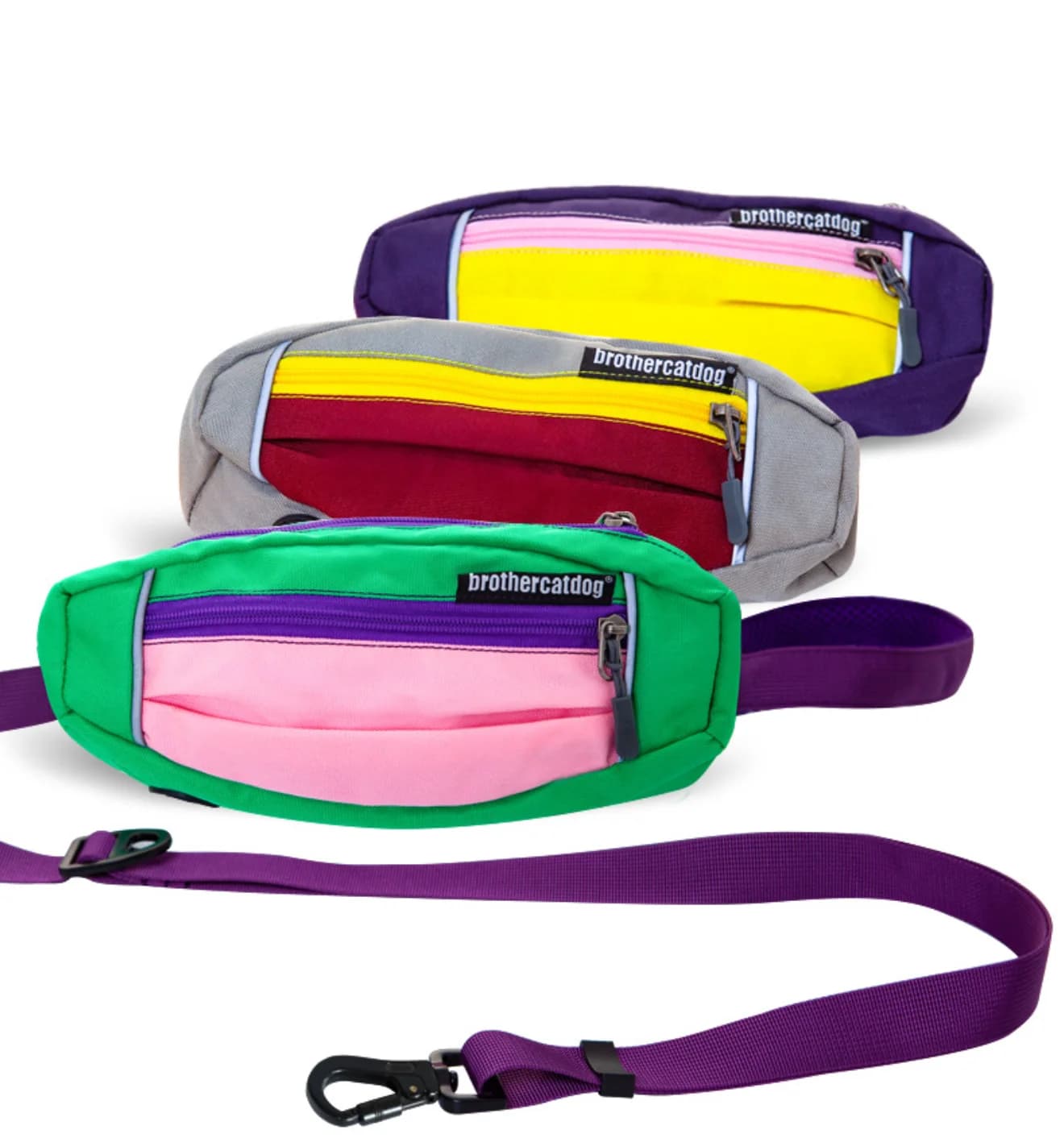 New Pet Leash High-Quality Multifunctional Pet Dog Outdoor Running Portable Waist Bag Pet Bag