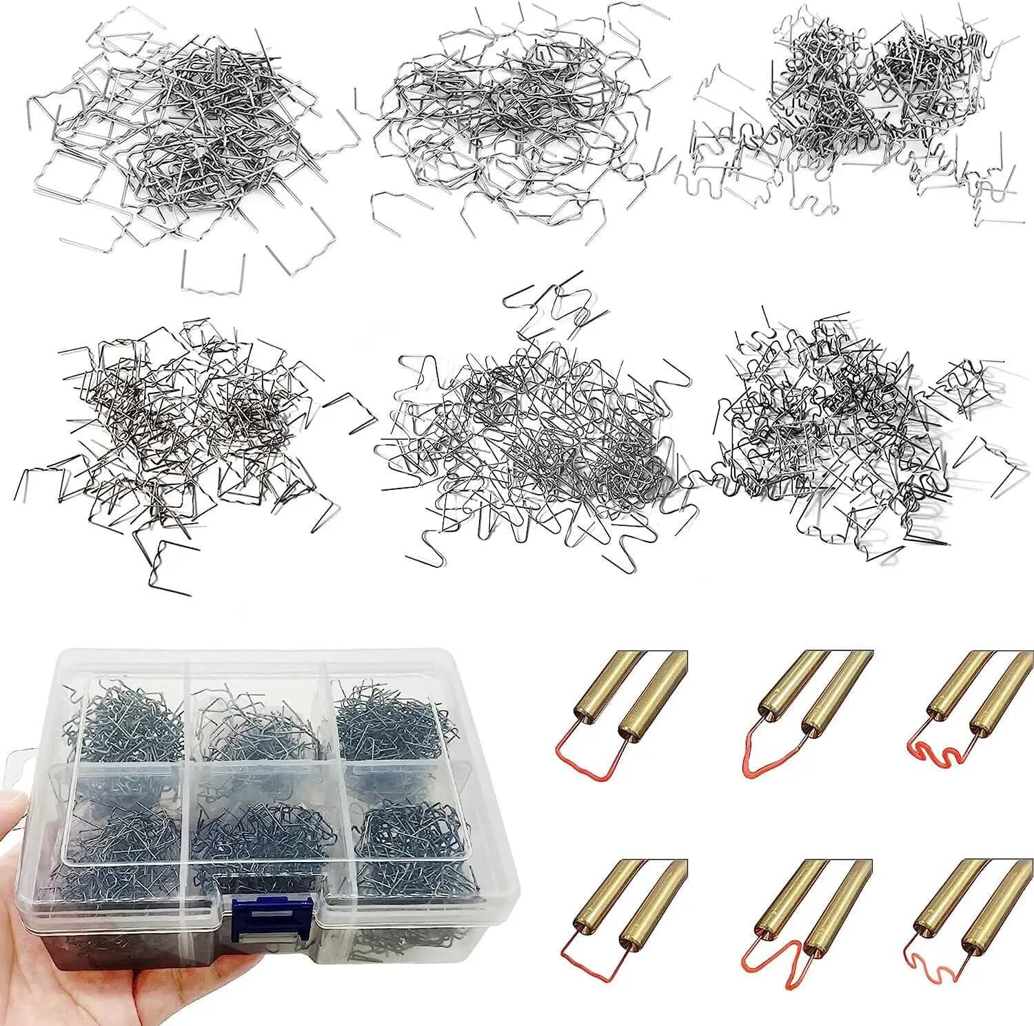 Various specifications Hot Stapler Staples for Plastic Welder Plastic Repair Standard Pre Cut Staples Welding Car Bumper Repair