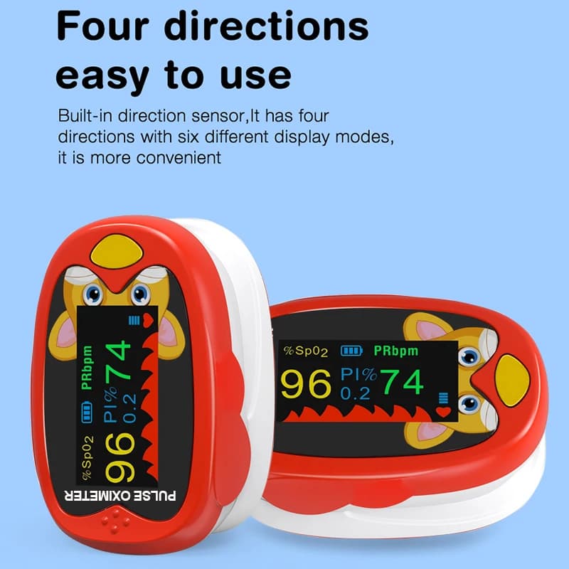 USB toe wiper for babies and children, rechargeable, with OLED display, for pediatric use.