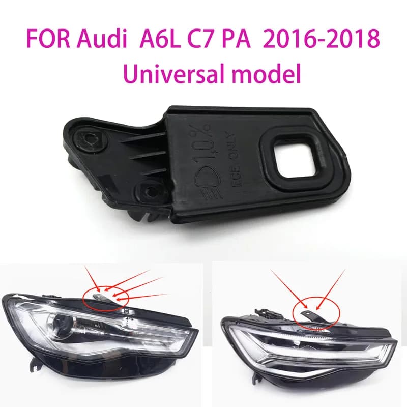 Per AUDI A6L C7 2016-2018 COUSING FONO KIT di Riparazione Parti del Faro Proteggere Anello Staffa In Plastica Nera 4G 0998122 B 4G 0998121 B