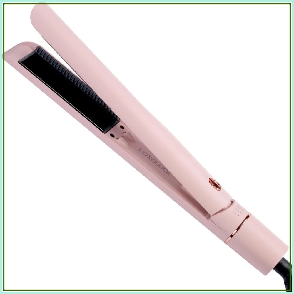 Piastra per Capelli 2-in-1, Lisciante e Arricciacapelli, 1 Pollice, con Protezione Anti-Scottatura, Ioni Negativi, Doppio Voltaggio