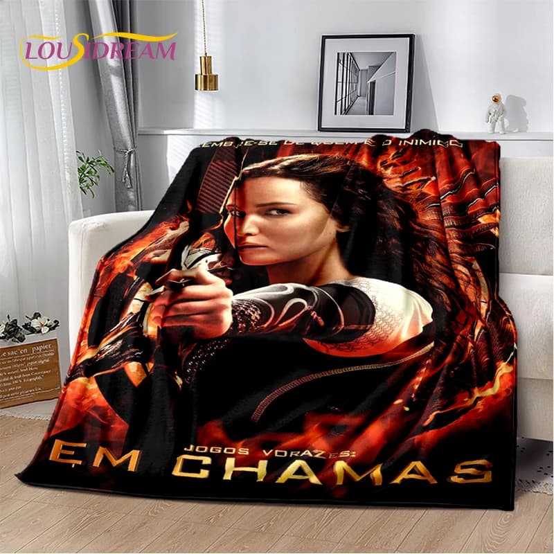 3D The Hunger Games Movie Archer Character Soft Flannel Blanket for Beds Bedroom Sofa Picnic,Throw Blanket for Cover Outdoors