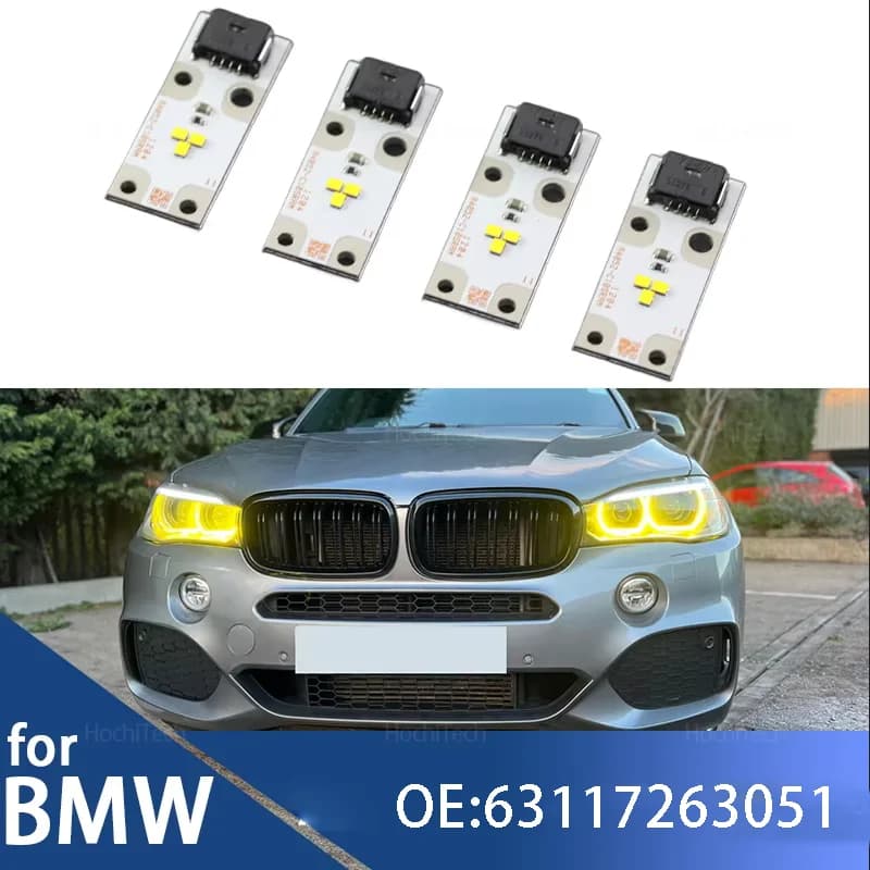 Giallo Limone Angelo Occhi DRL Schede Per BMW X3 F25 X5 F15 F85 X6 F16 F86 Xenon Faro Luci Diurne Chip 63117263051