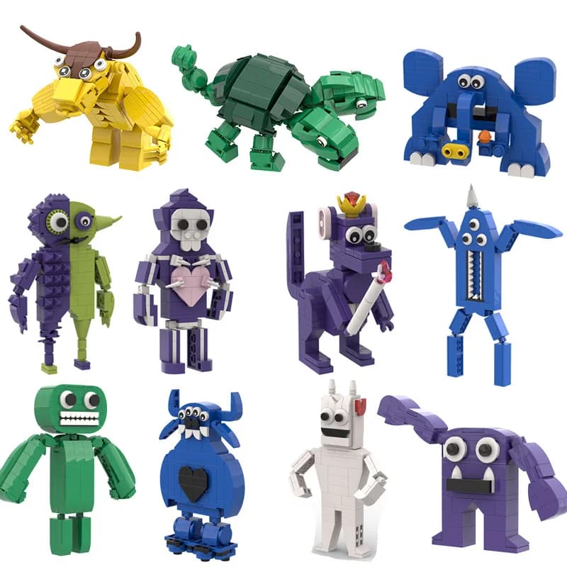 2023 new garden of Banban Building Blocks toys Cartoon Anime figure doll game character birthday childbirth