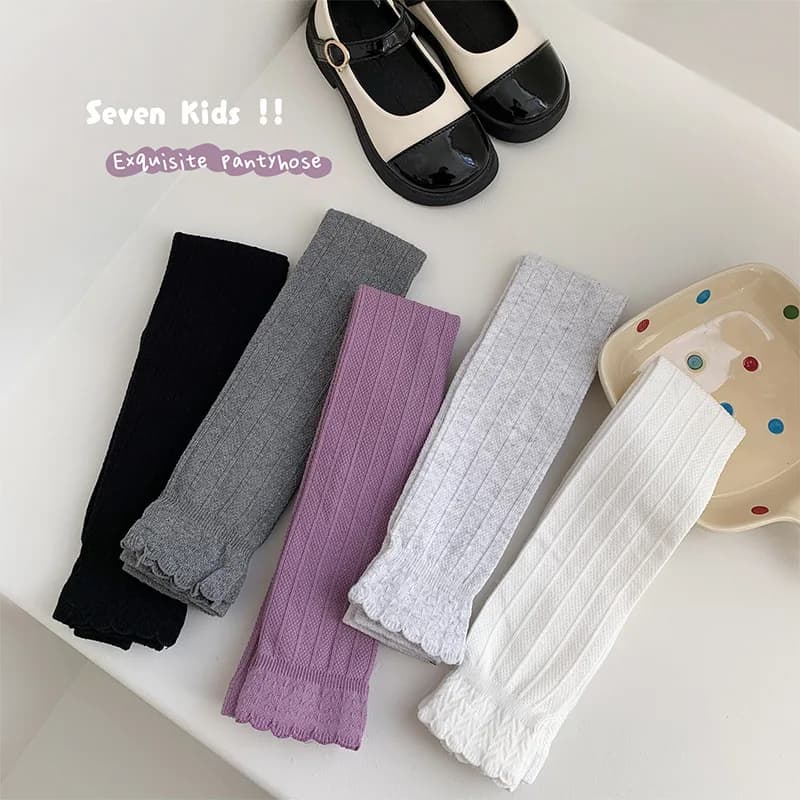 Ragazza Primavera Autunno Solido Legging per bambini Bambini Pantaloni casual per bambini stretti Pantaloni corti skinny per bambini