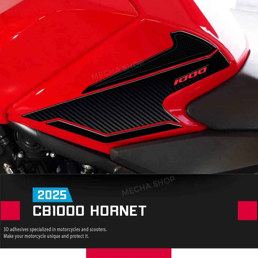 Hornet CB1000 SP 2025 Rilievo del carro armato Accessori moto Kit di protezione adesivo in resina epossidica 3D per CB1000 Hornet 2025