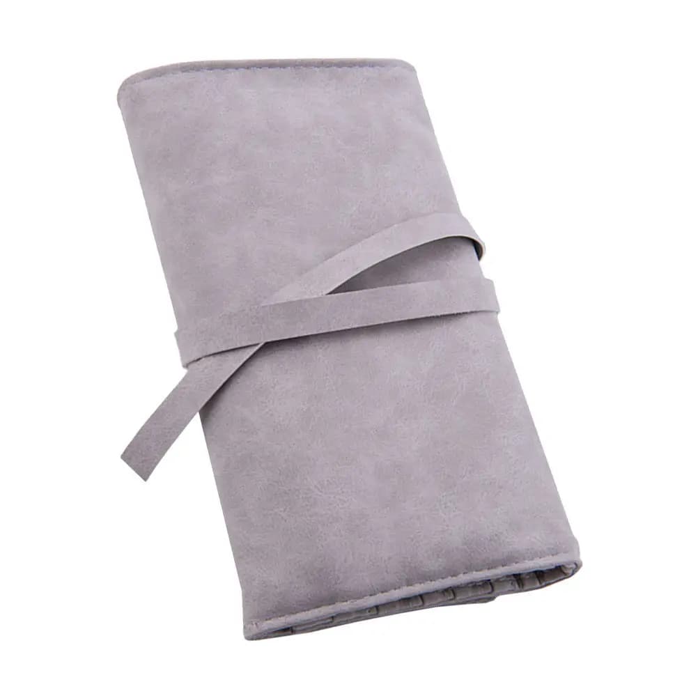 Organizzatore per Pennelli da Trucco, Borsa Pieghevole, Custodia per Pennelli con Rotelle, Borsa da Viaggio Portatile Multiuso per Cosmetici