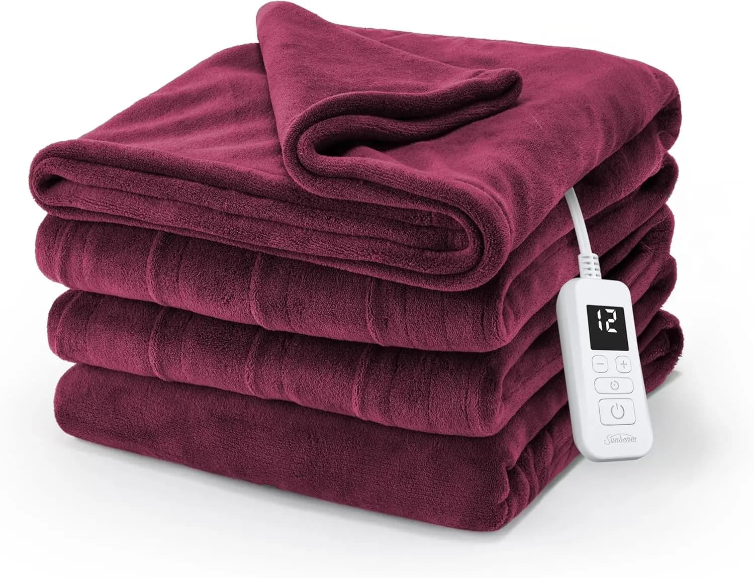 Coperta Riscaldata Royal Luxe in Microfibra, 12 Impostazioni di Calore, Spegnimento Automatico Selezione 12 Ore, Riscaldamento Rapido, Caldo e Confortevole