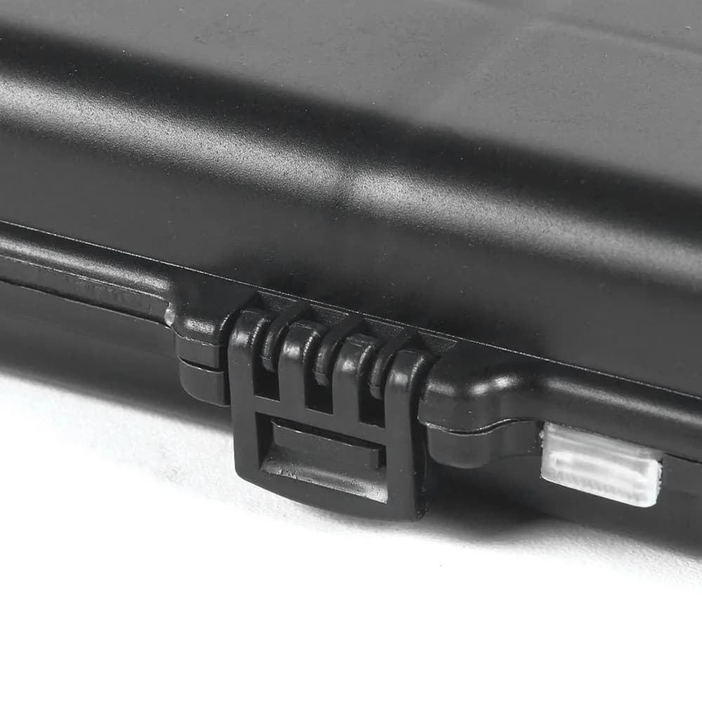 2PCS Durable 9 Compartments Fishing Tackle Box Double Sided ABS Fishing Rigs Box Detachable Mini Fishing Bait Box Hook Storage