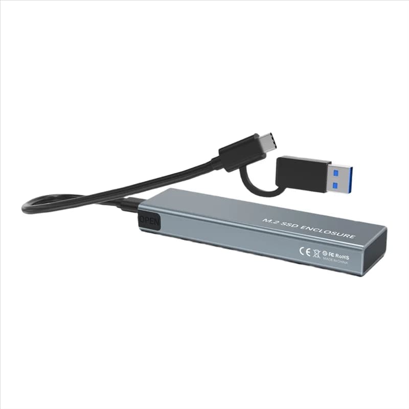 Custodia SSD SATA M2 Nvme NGFF a doppio protocollo Custodia esterna USB 3.1 da 10 Gbps per chiave 2230 2242 2260 2280 M/B&M
