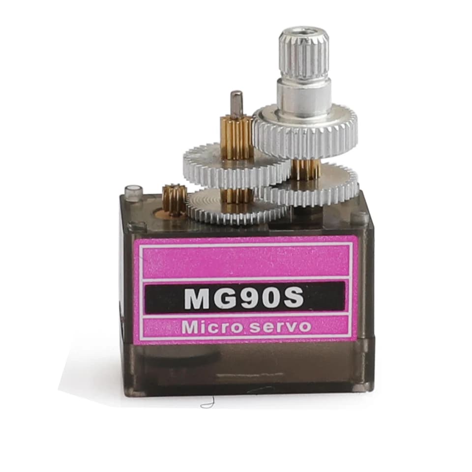 MG90D Servo Digitale MG90S Servo Analogico Metal Gear 90/180/270/360 Gradi 2.2KG Per RC Elicottero Aereo Aereo Barca Auto