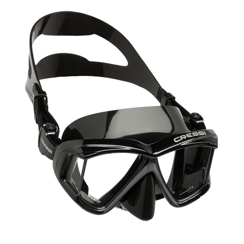 Cressi Diving Mask Nuoto Snorkeling Diving Professional tempered glass lens Pano4