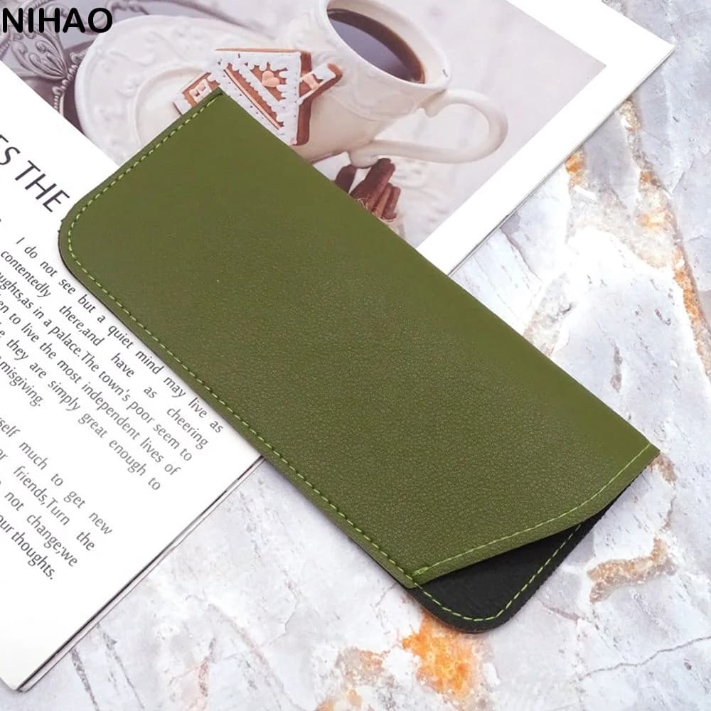 Custodia per Occhiali da Donna, Porta Occhiali da Lettura, Borsa per Occhiali, Scatola per Occhiali, Custodia per Occhiali da Sole in Pelle PU