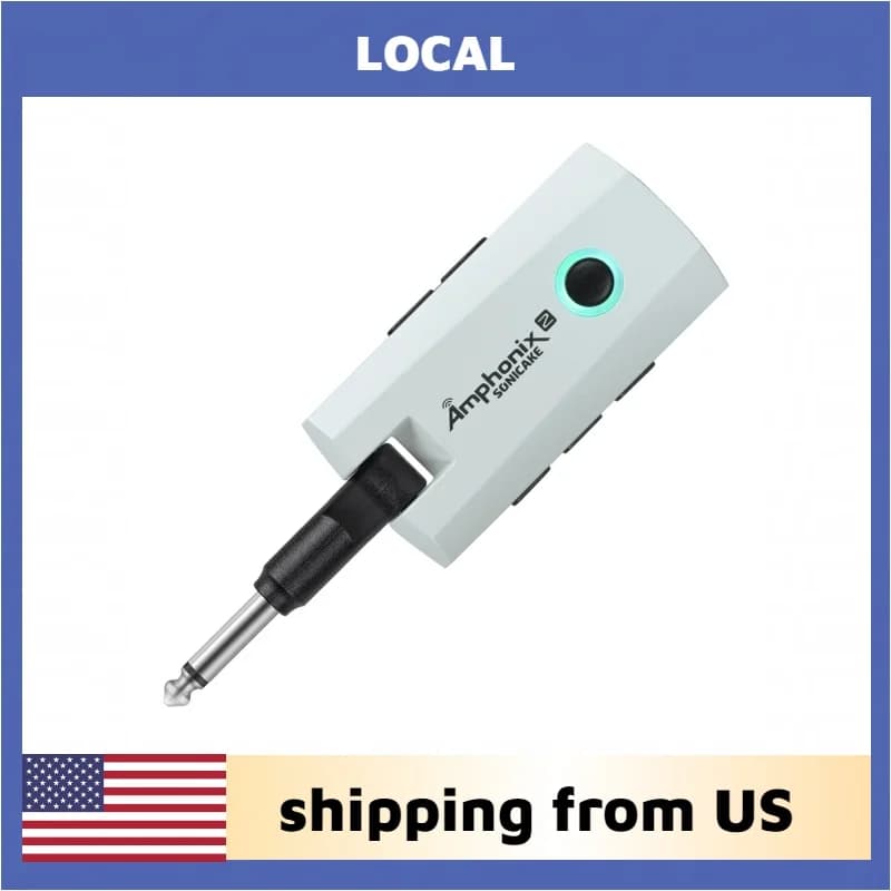 SONICAKE Local Amphonix 2 Headphone Guitar Amp 50 Factory Presets, 9 Effect Modules, BT Connectivity, App Control, USB Audio Recording for Home Practice and Outdoor Performances shipping from US