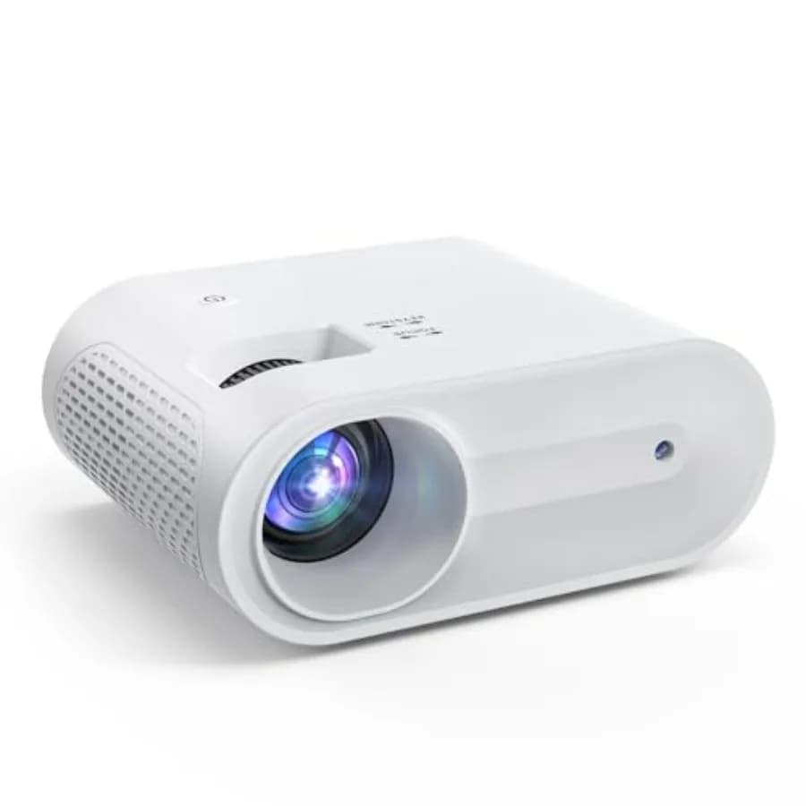 Mini Proiettore Portatile 2026 Aggiornato Full HD 1080P, Supporto Video per Home Theater con HDMI/USB/Android/iOS/Windows