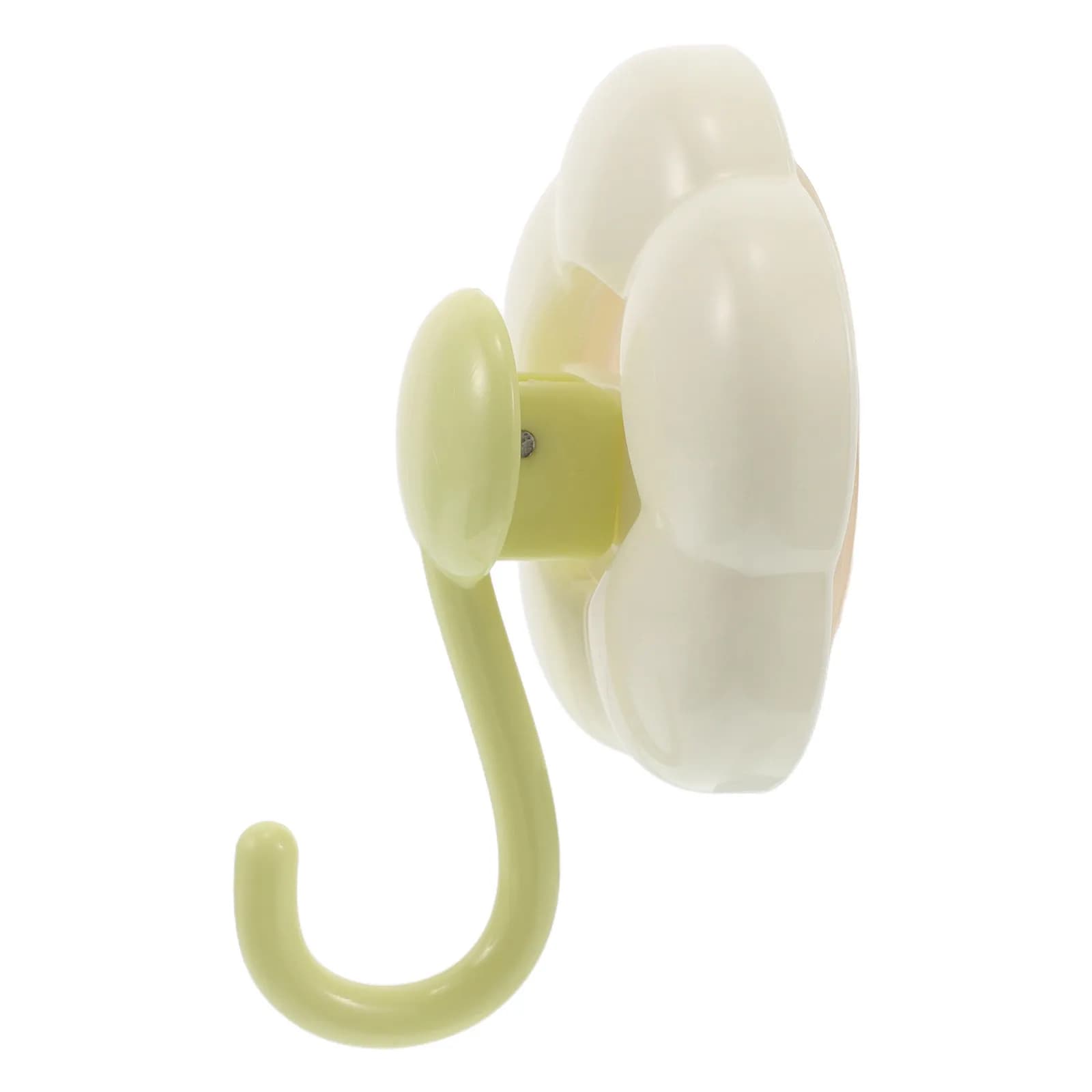 Gancio a ventosa a forma di fiore per bagno, riutilizzabile, senza foratura, appendiabiti da parete per cucina, porte in vetro, finestre, rimovibile, lavabile, fiore a cartone animato