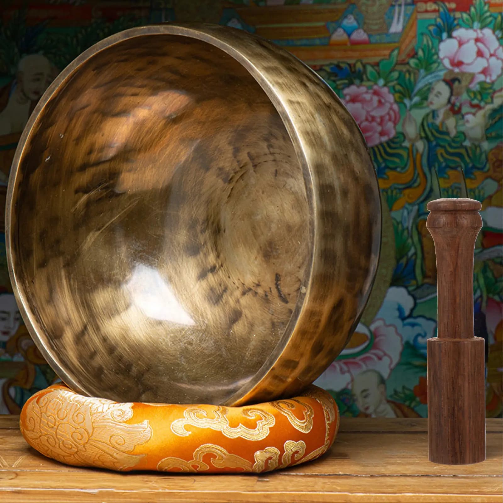 Wooden Mallet For Sound Bowl Therapy Buddha Singing Bowl Accessory Retro Grinding Stick Durable Spiritual Gift Clear Sweet