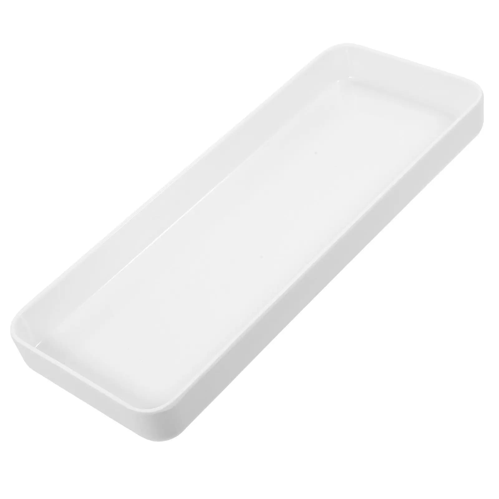 Vassoio portaoggetti da bagno, vassoio organizer da scrivania per trucchi, articoli da toeletta, sapone, asciugamani, gioielli, porta anelli, decorativo