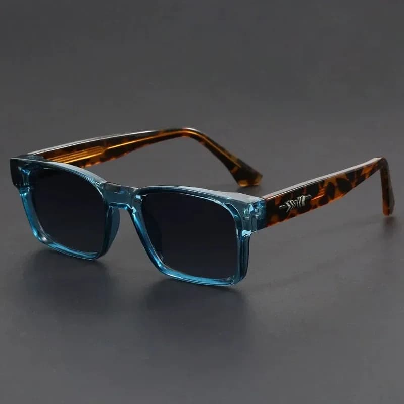 New Men's Advanced Ultra Light Coarse Frame Fashion Square Sunglasses Women Men Trendy Anti Mist Outdoor Driving Shades UV400