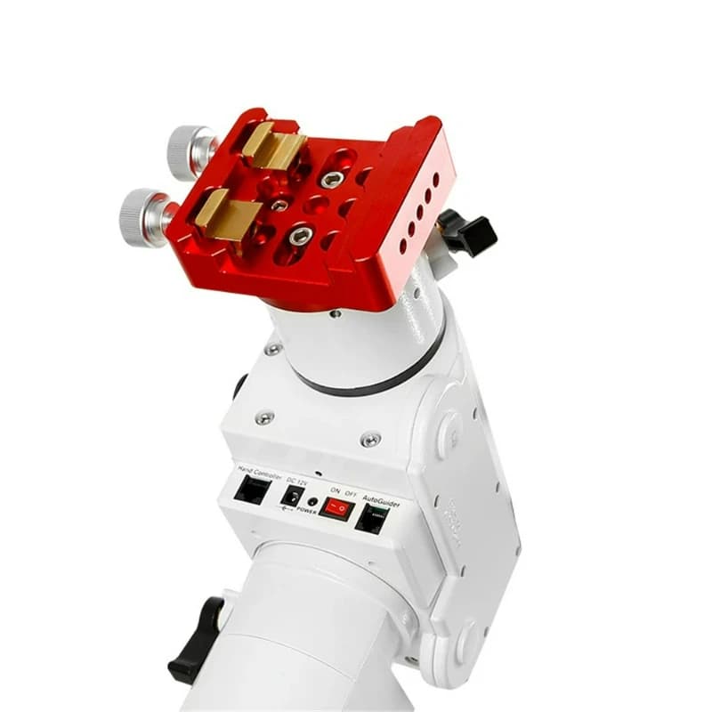 Morsetto a coda di rondine in ottone a doppia fissazione, stile Vixen&Losmandy, per accessori per telescopi astronomici