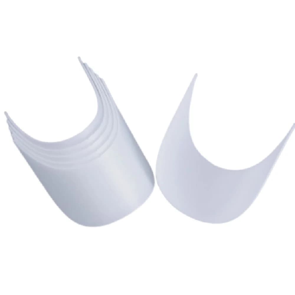 20Pcs DIY Baseball Cap Brim Peaked Plastic Easy Insert Hat Brim Inserts Practical Removable Hat Visor Shaper Inserts