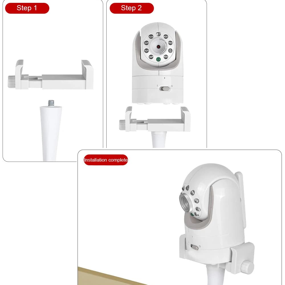 Supporto per telecamera per baby monitor, compatibile con Infant Optics DXR-8 e DXR-8 Pro e la maggior parte dei baby monitor. Supporto Universale per Fotocamera per Bambini