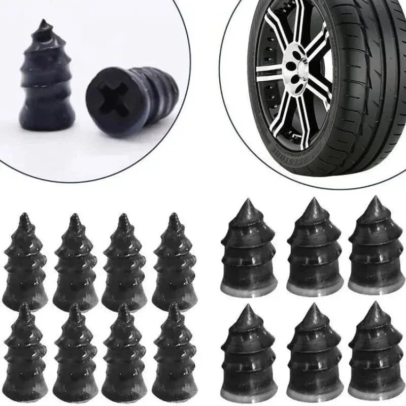 10/30pcs Vuoto Riparazione Dei Pneumatici Chiodo Puntura Dei Pneumatici Viti di Montaggio Del Motociclo Set Tubeless Ruota Riparazioni Punture Kit per Auto