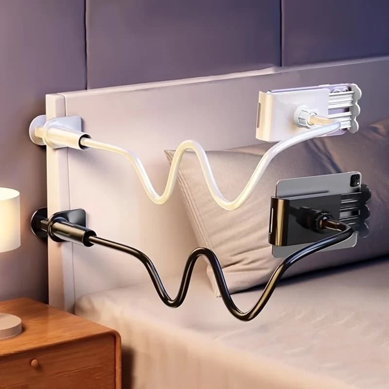 360° Rotating Tablet Holder with Spiral Base, Lazy Person's Stand for Mobile Phones and Tablets,Stable and Non-Shaking,Anti-Fall