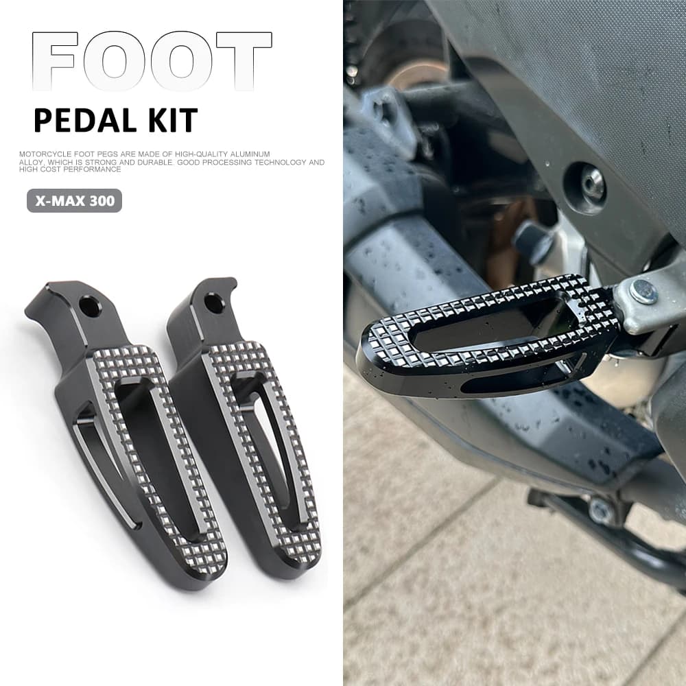 Nuovi Accessori Moto Poggiapiedi Pedane Pedane Resto Pedale Per YAMAHA XMAX300 XMAX 300 X-MAX300 X-Max 300 2022 2023 2024
