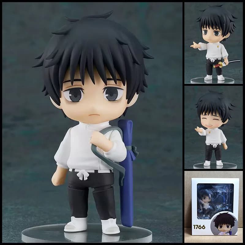 Q-Version Okkotsu Yuta 1766 # Action Figure Collezionabile Jujutsu Kaisen con Viso Intercambiabile, Modello Decorativo da Scrivania, Giocattoli Regalo per Bambini