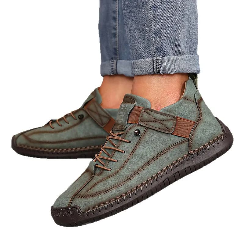 Women's Boots Mid Top for Summer British Style Retro Anti Slip Workwear Shoes Fashionable Luxurious Design Couple's Loafers