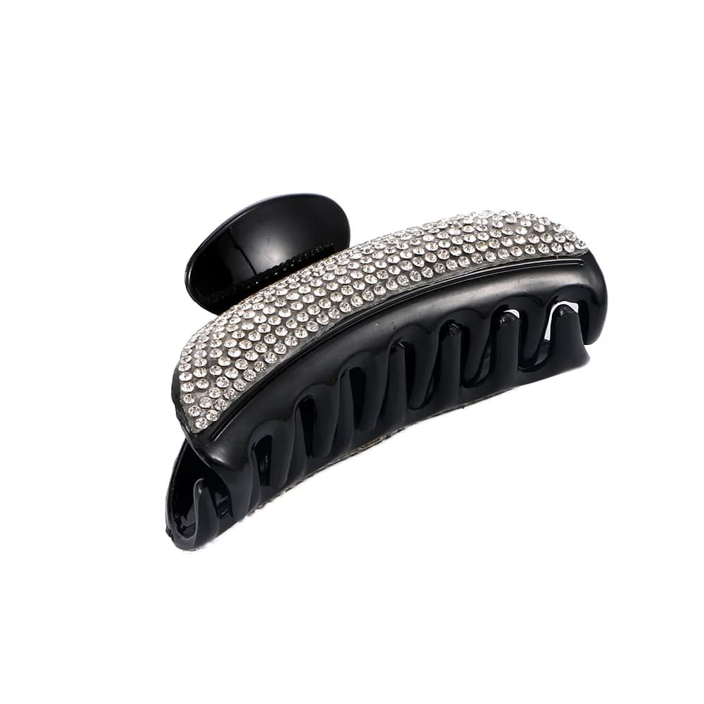 Fermagli per Capelli alla Moda per Donne, Accessori per Capelli con Grandi Cristalli e Strass, Mollette e Clip per Capelli