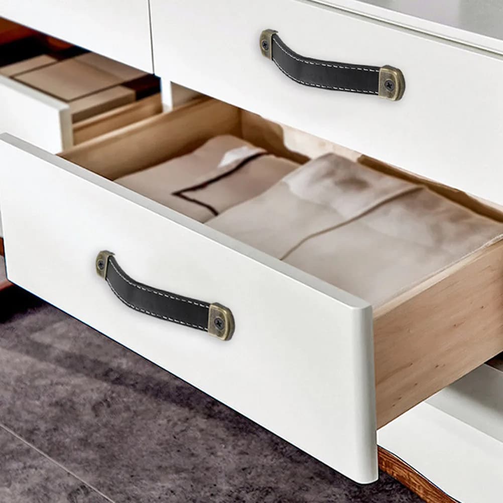 6 maniglie per cassetti, facili da installare, per armadi, guardaroba, maniglie di ricambio per ante, maniglie per cassettiere