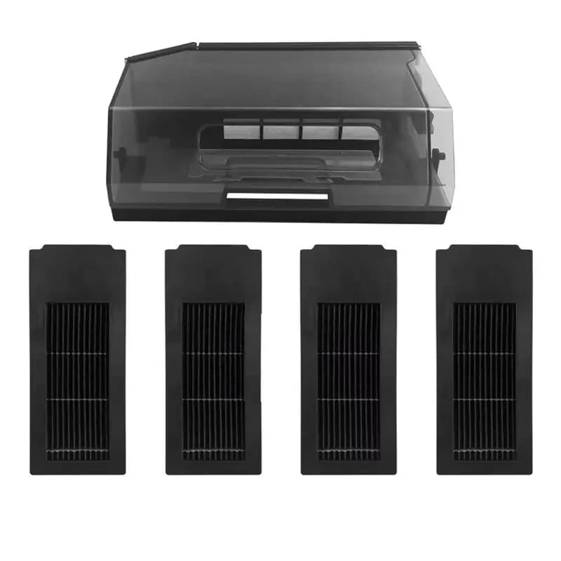 ABJN - Contenitore Polvere con Filtro HEPA per Robot Aspirapolvere Ecovacs Deebot X2 / X2 Pro / X2 Omni - Ricambio Accessorio