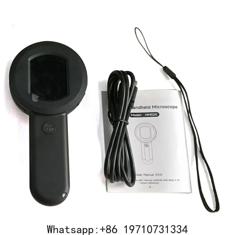 Microscopio Digitale con Schermo, Lente d'Ingrandimento Portatile con Display da 2.0 Pollici, 100W Pixel