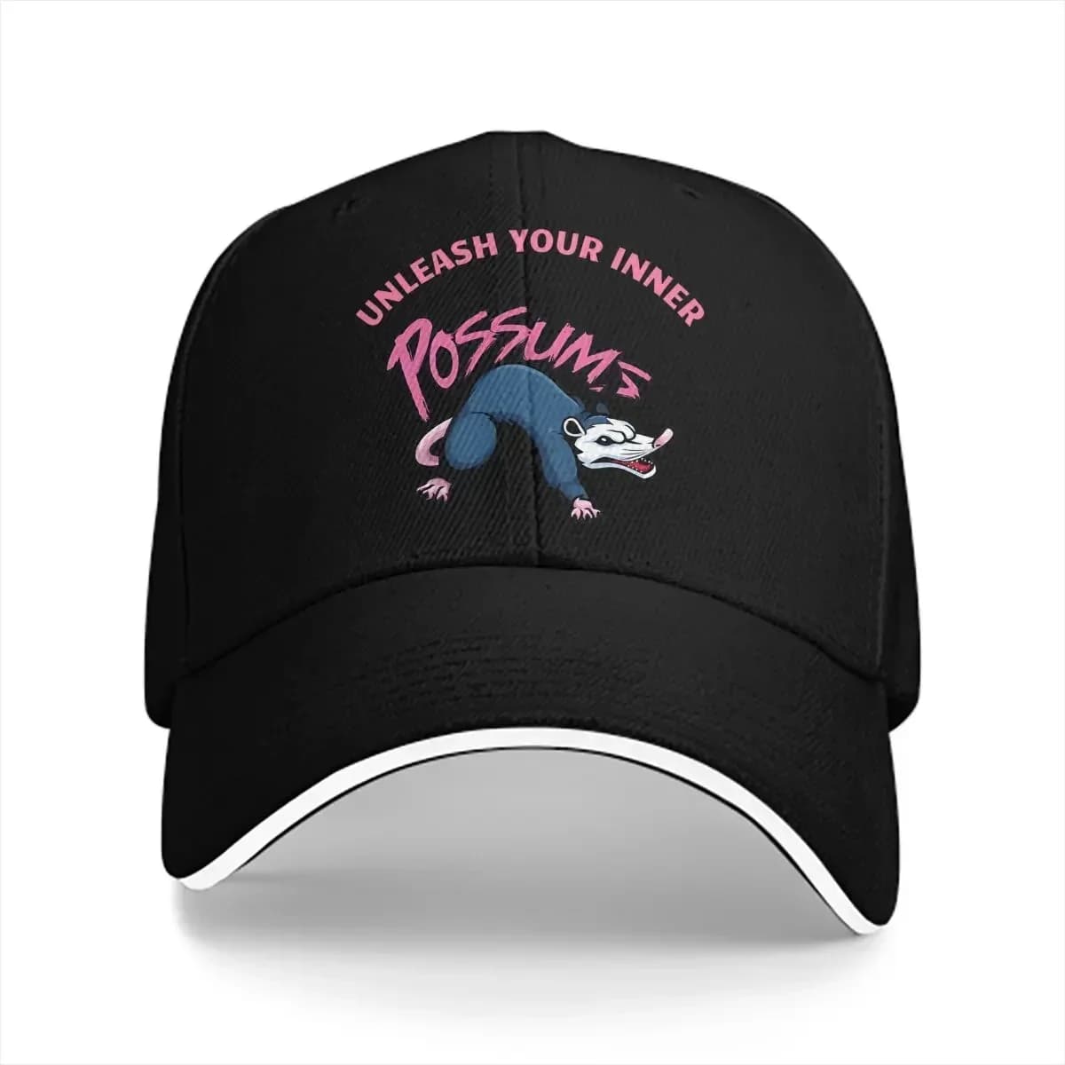 Berretto da baseball carino Cappelli da uomo Cappelli da donna Protezione visiera Snapback Cappellini per mouse Possum carini