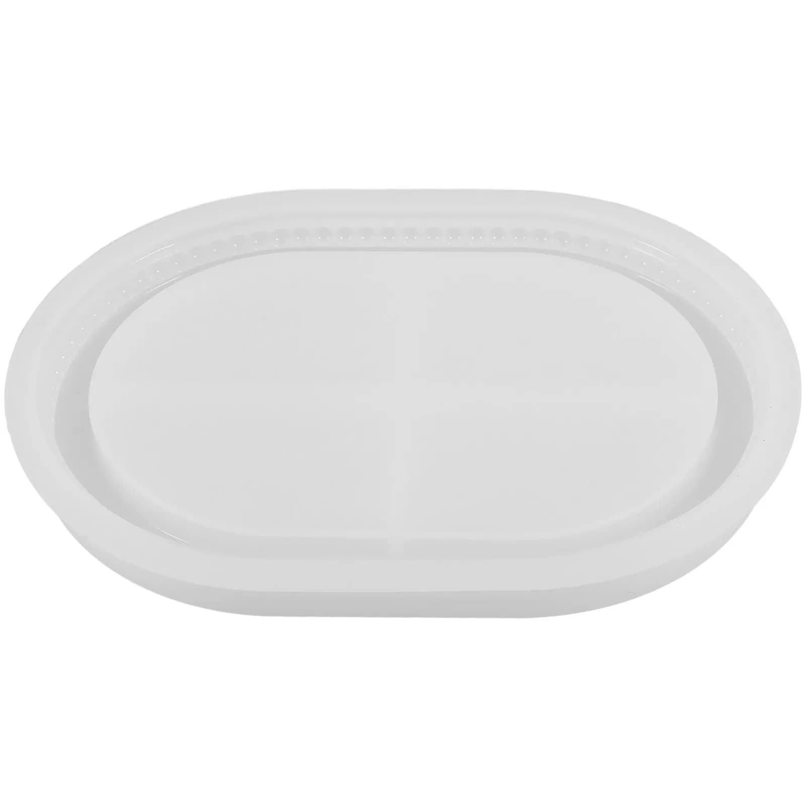 Silicone Oval Tray Mold Creative DIY Tray Mold for Resin Epoxy Concrete Jewelry Holder Decor Crafting