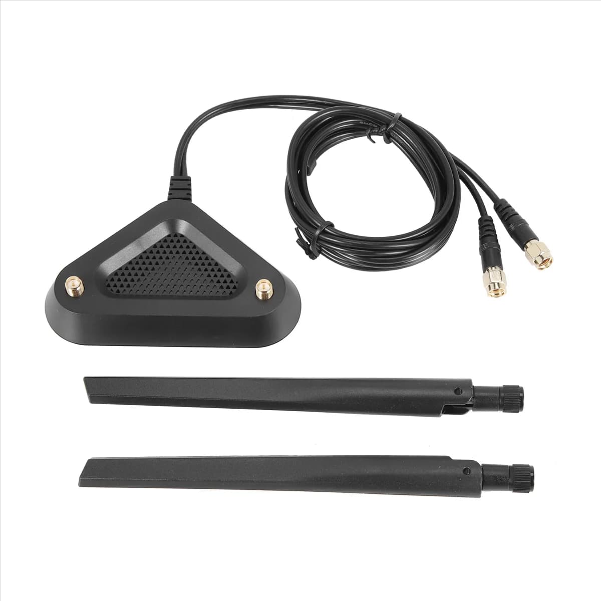 Cavo di prolunga a doppia frequenza 2.4G/5G Antenna Router Wifi Scheda di rete wireless Antenna Sma da 8Db Base di aspirazione magnetica