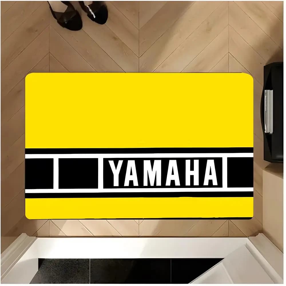 Floor Mat Non Slip Washable Flannel Doormat Water Absorbent Indoor Floor Carpet Rug Brand Musical Y-YAMAHA