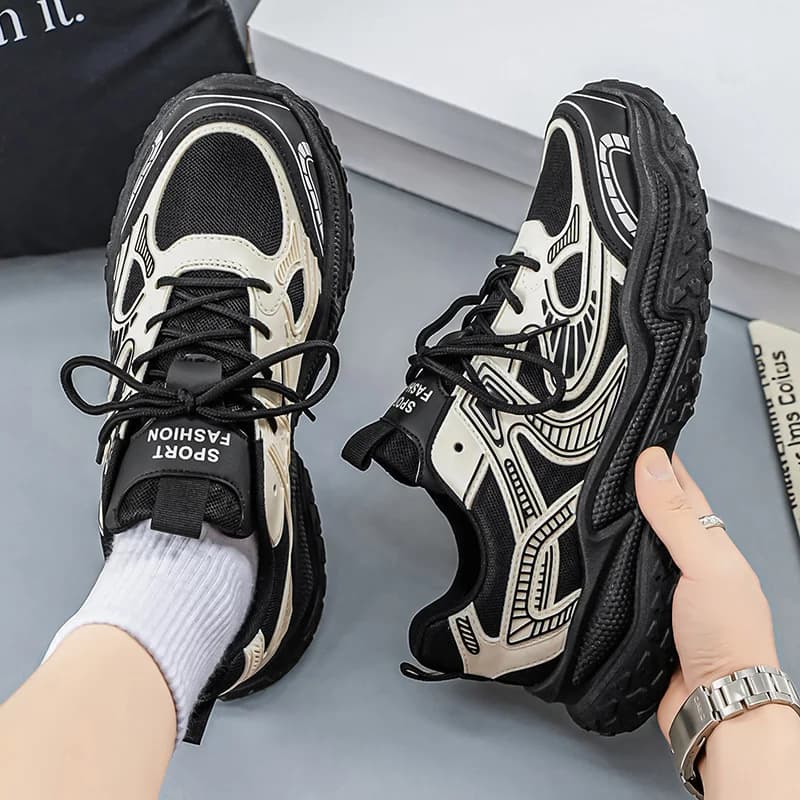 Men's Shoes 2026 Summer Casual Versatile Mesh Breathable Sports Shoes Running Dad Shoes Outdoor Sneakers Zapatillas Hombre