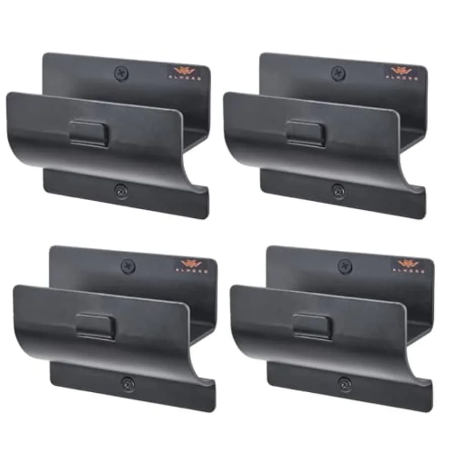 Set di 4 ganci per scala da parete per garage - Gancio resistente per montaggio a parete per riporre scale. Portautensili Versatile per Maximi