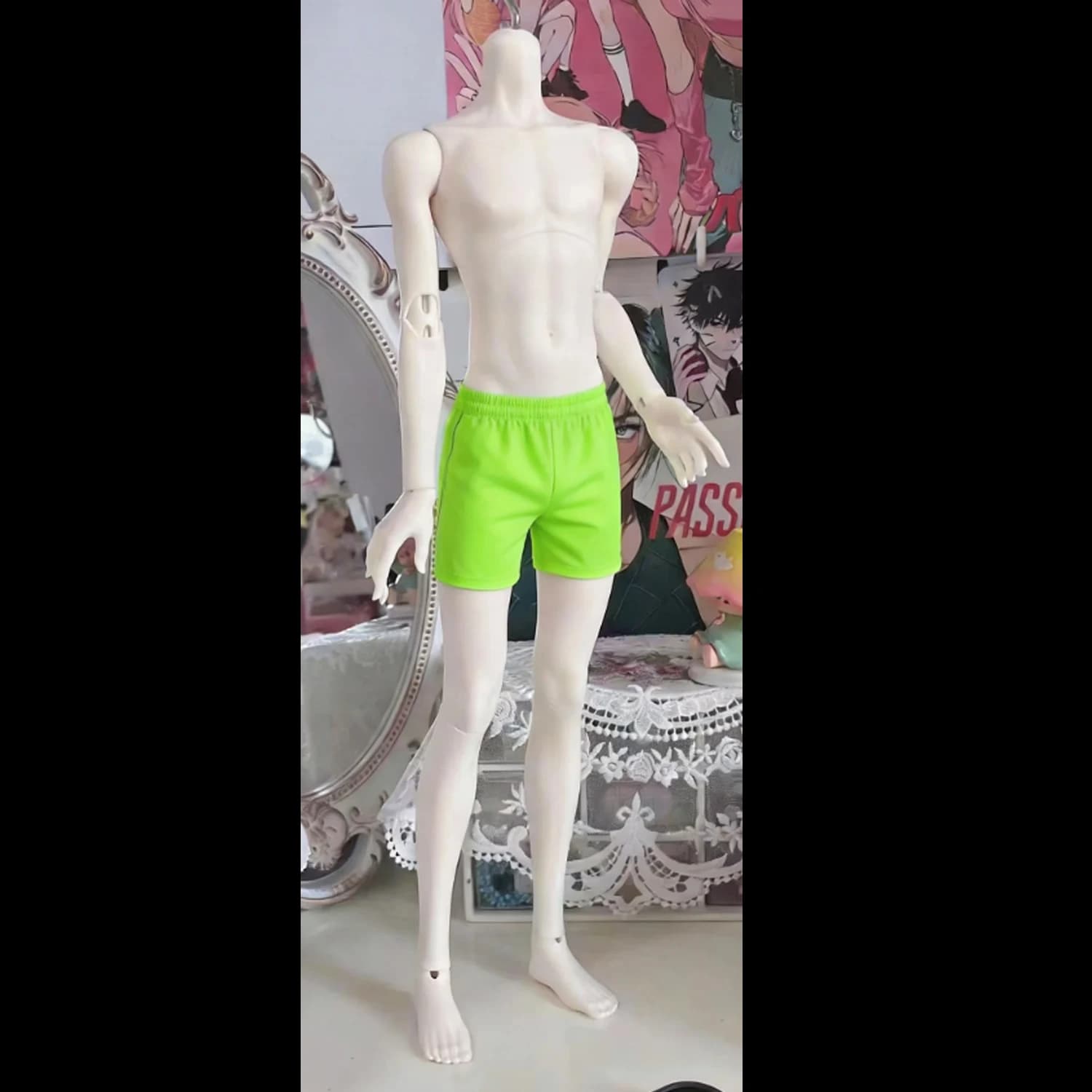 Corpo per Bambola BJD 1/4, Modello Maschile in Resina, Accessori per Bambole, Giocattoli