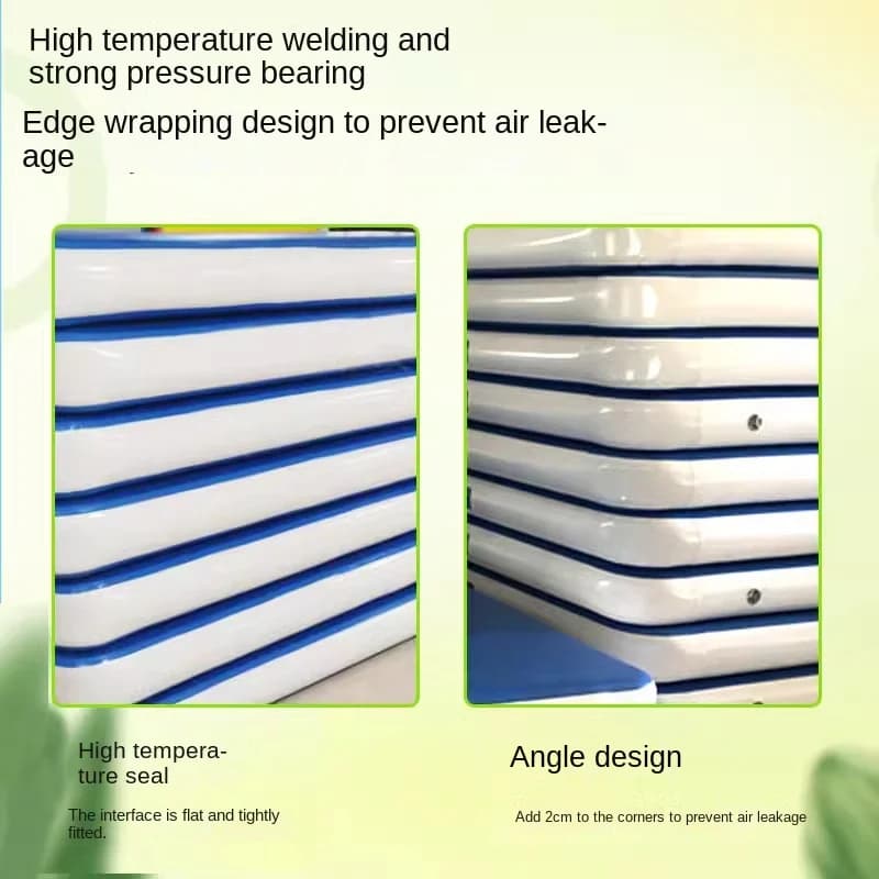 PVC thickened inflatable pad for dance, yoga, gymnastics, Taekwondo, backflip, martial arts protection mat, ecological, waterproof